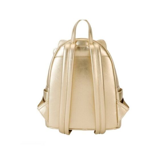 Loungefly Sanrio Hello Kitty 50th Anniversary Gold Mini Backpack Ltd Edition NWT main image 7
